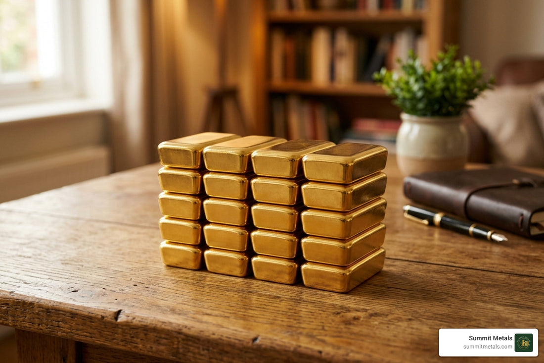 Why 250 Gram Gold Bars are the Gold Standard for Serious Stackers