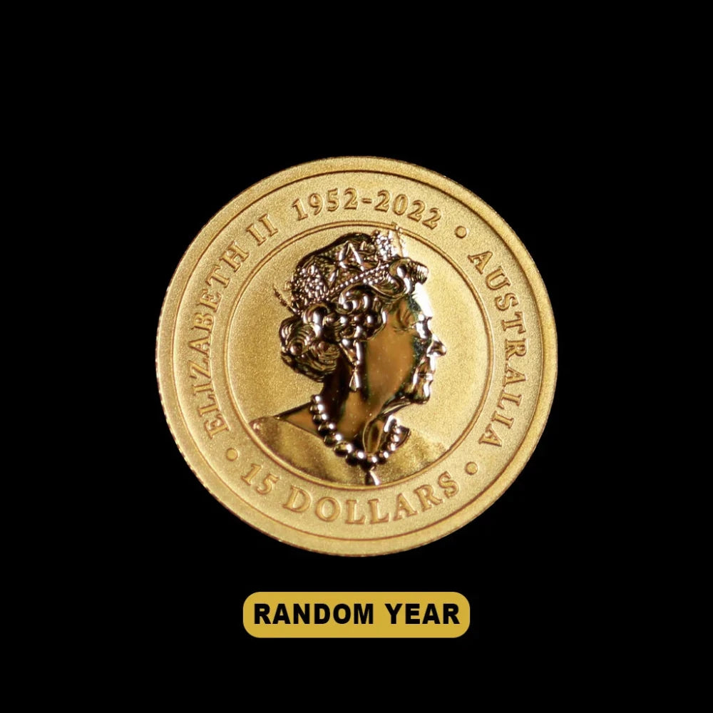 1/10 oz Australian Gold Kangaroo BU (Random Year) - Summit Metals