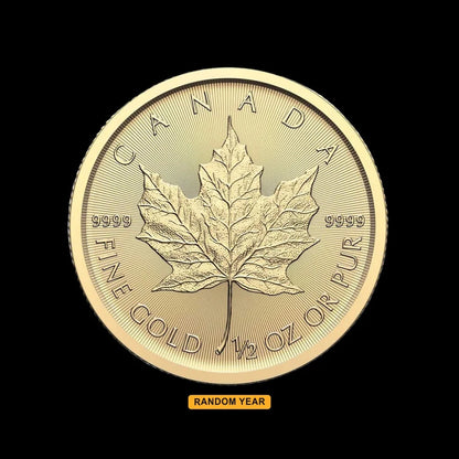 1/2 oz Canadian Gold Maple Leaf (Random Year) - Summit Metals
