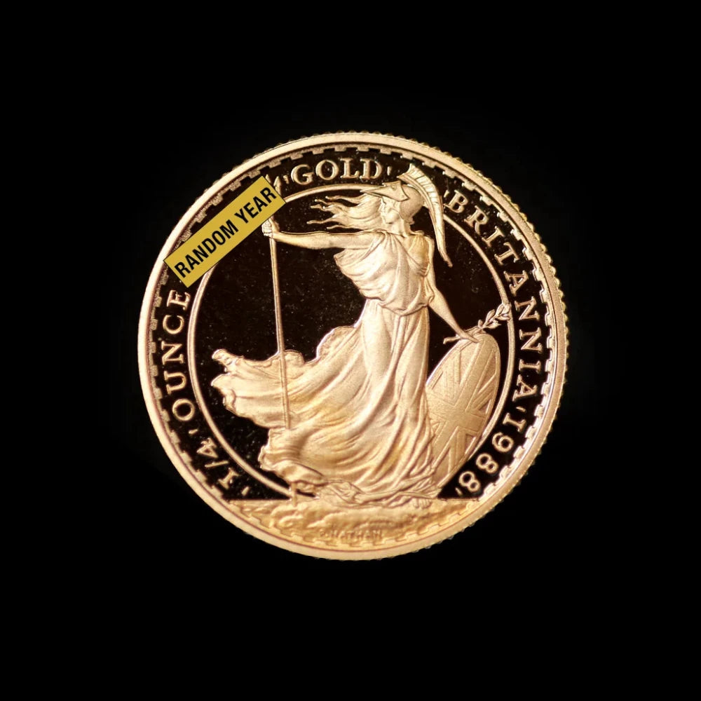 1/4 oz Great Britain Gold Britannia BU (Random Year) - Summit Metals