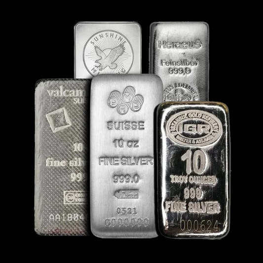 10 oz Silver Bar Various Brands - Summit Metals
