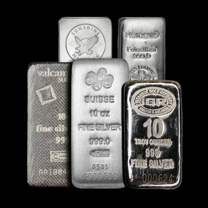 10 oz Silver Bar Various Brands - Summit Metals