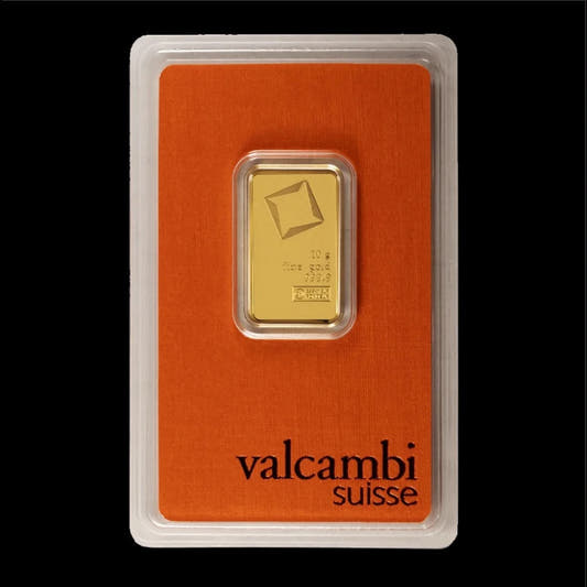 10 Gram Gold Bar | Valcambi - Summit Metals