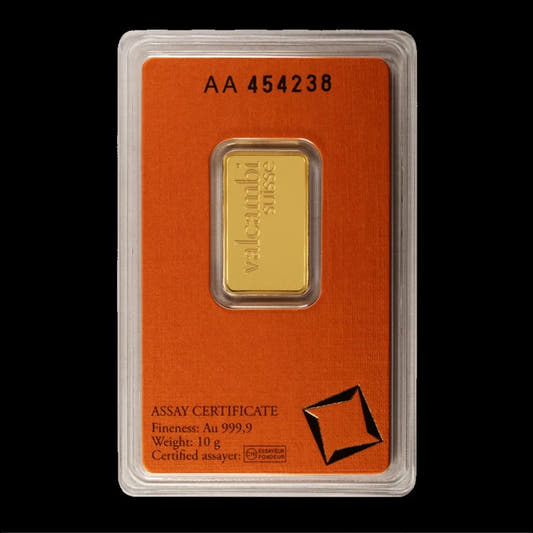 10 Gram Gold Bar | Valcambi - Summit Metals
