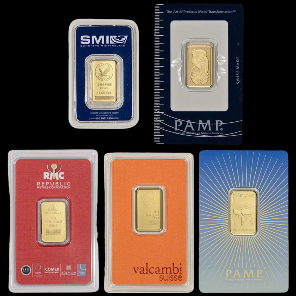 10g Gold Bar (Random Brands) - Summit Metals