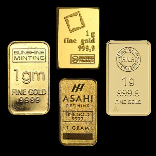1 Gram Gold Bar (Random) - Summit Metals