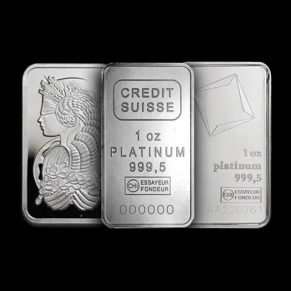 1 oz Platinum Bar Various Brands - Summit Metals