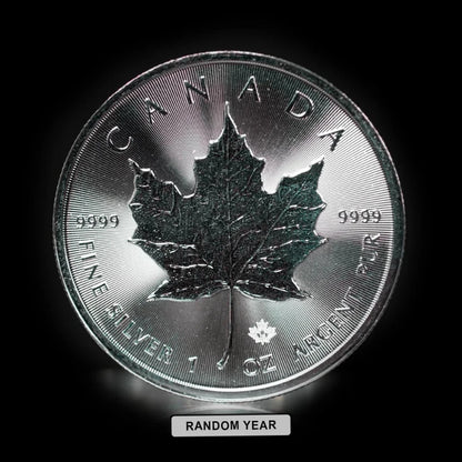 1 oz Canadian Silver Maple Leaf (Random Year) - Summit Metals
