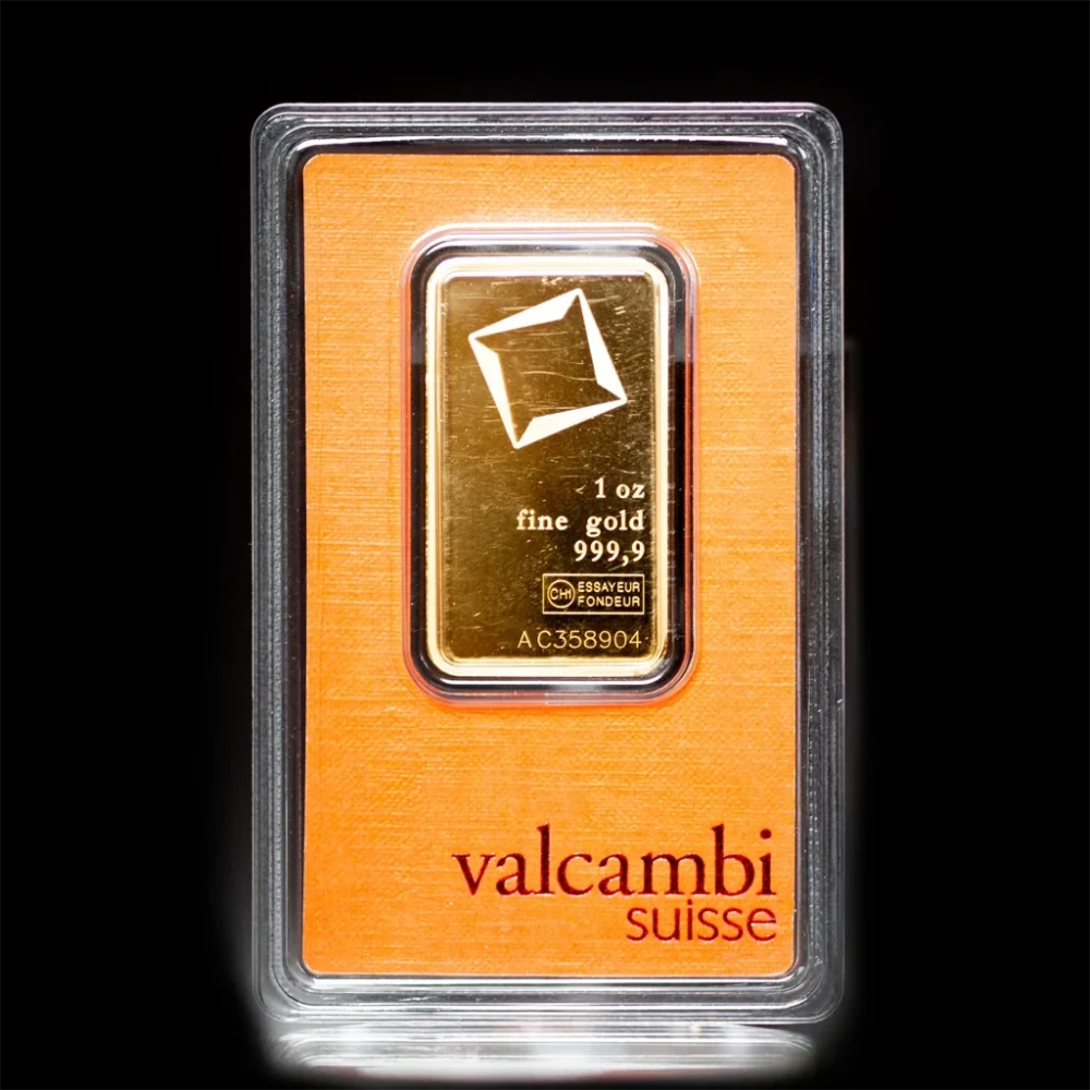 1 oz Valcambi Gold Bar BU - Summit Metals