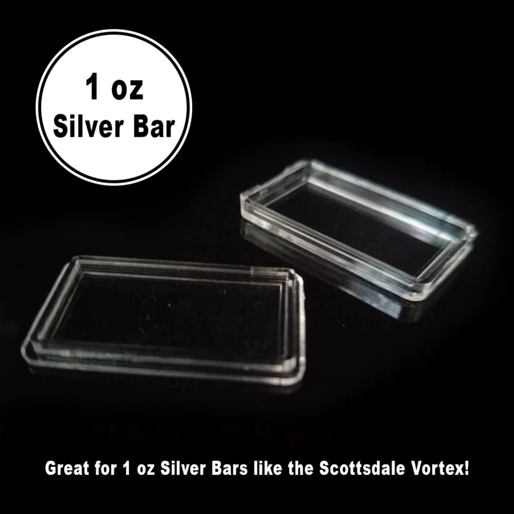 1 oz Silver Bar – Direct Fit Capsule - Summit Metals