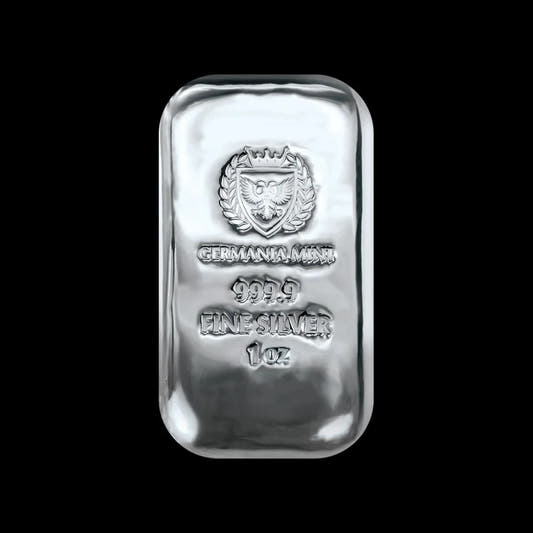 Germania Mint 1 oz Silver Cast Bar - Summit Metals