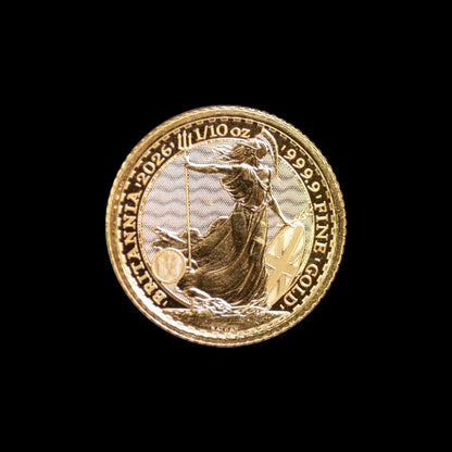 2026 1/10 oz Great Britain Gold Britannia BU - Summit Metals