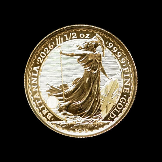 2026 1/2 oz Great Britain Gold Britannia BU - Summit Metals