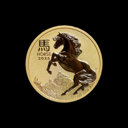 2026 1/4 oz Perth Mint Gold Horse (Lunar Series) BU - Summit Metals
