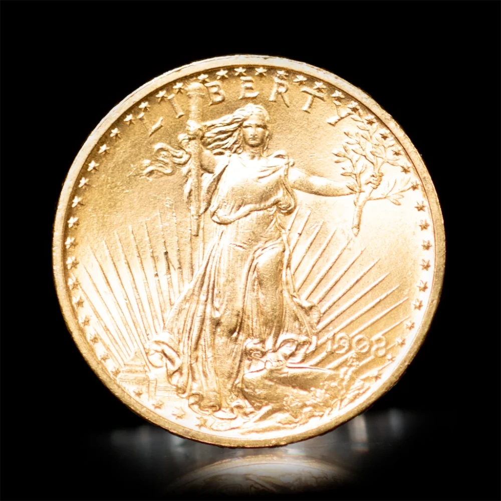 $20 U.S Gold Saint - Gaudens AU - Summit Metals