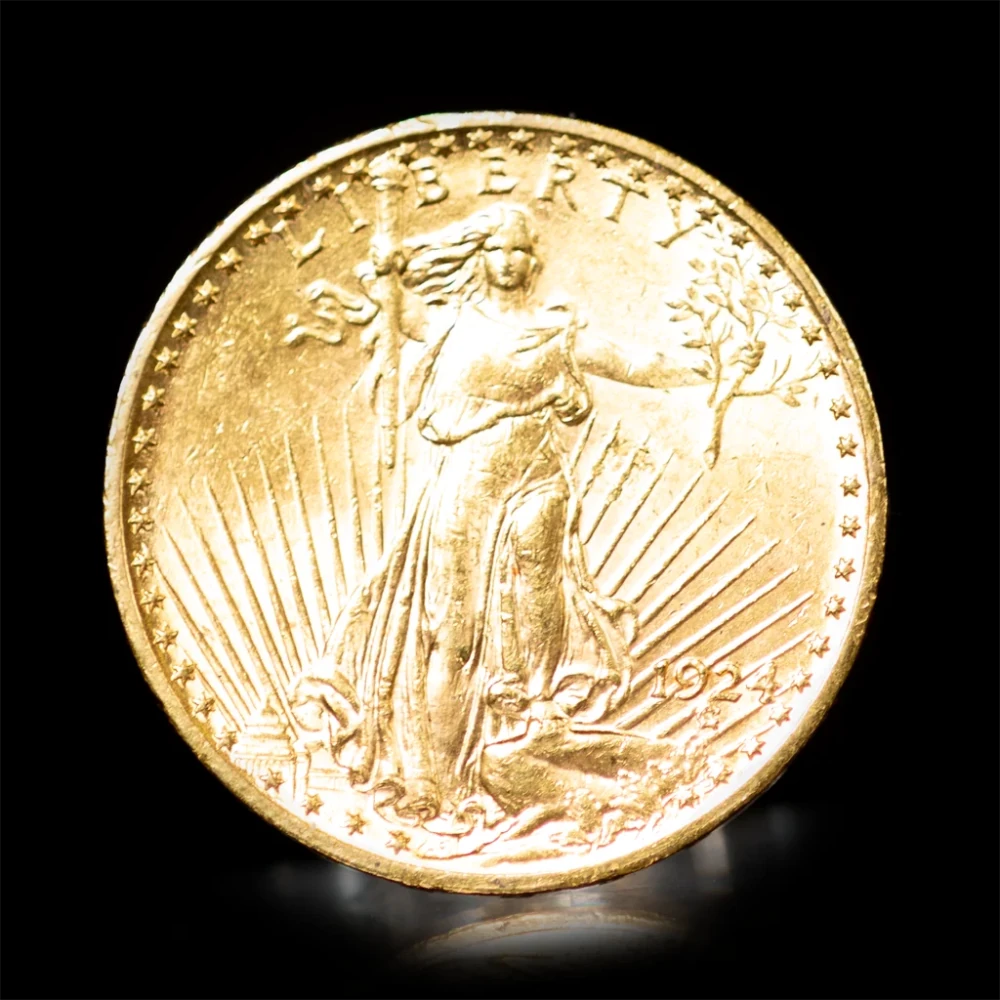 $20 U.S Gold Saint - Gaudens AU - Summit Metals