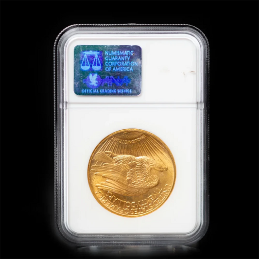 $20 U.S. Gold Saint - Gaudens NGC62 - Summit Metals