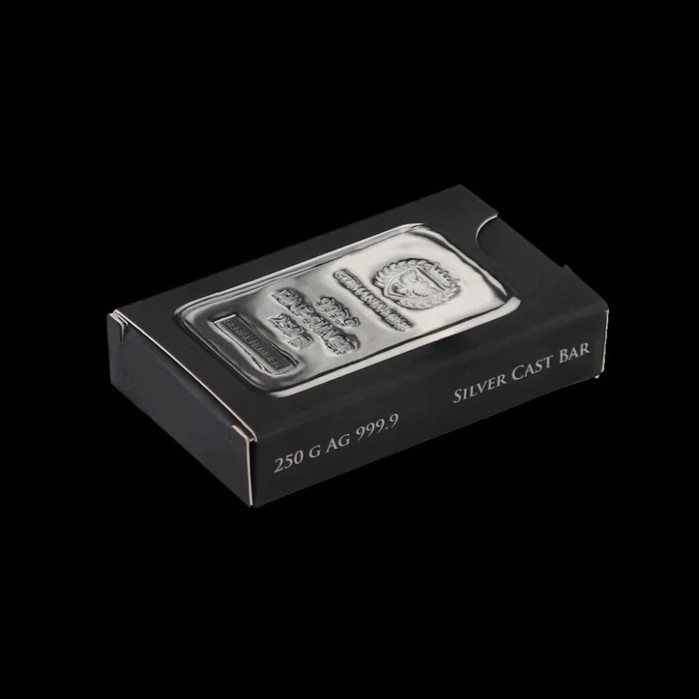 Germania Mint 250 Gram Silver Cast Bar - Summit Metals