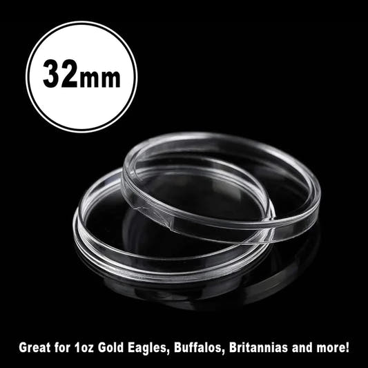 32mm Direct - Fit Coin Capsule - Summit Metals