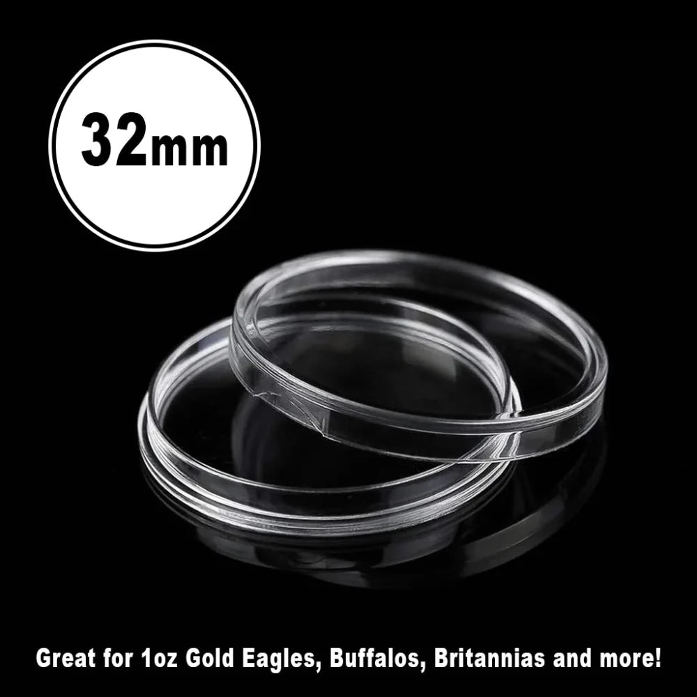 32mm Direct - Fit Coin Capsule - Summit Metals