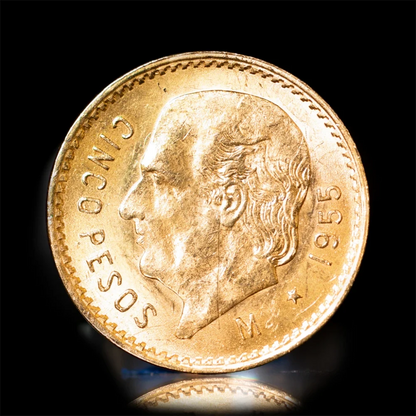 5 Peso Mexican Gold Coin - Summit Metals
