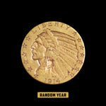 $5 Indian Gold Half Eagle XF (Random Year) - Summit Metals
