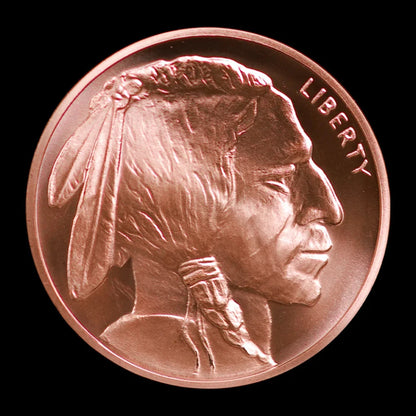 5 oz Copper Round Buffalo (BU) - Summit Metals