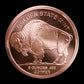 5 oz Copper Round Buffalo (BU) - Summit Metals