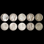 90% American Silver Dimes - $1 Face Value - Summit Metals