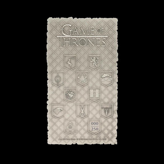 Game of Thrones - Map of Westeros 5 oz Silver Collectible Agoro 2026 - Summit Metals