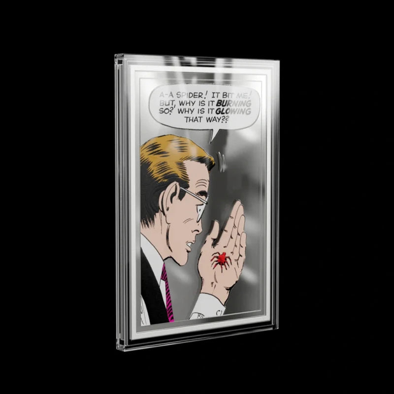 Marvel Spider - man - The Bite That Changed Everything 1 oz Silver Collectible Agoro 2026 - Summit Metals