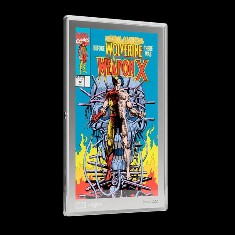 Marvel COMIX - Wolverine 72 Weapon X - 1 oz Silver Collectible Foil Agoro 2026 - Summit Metals