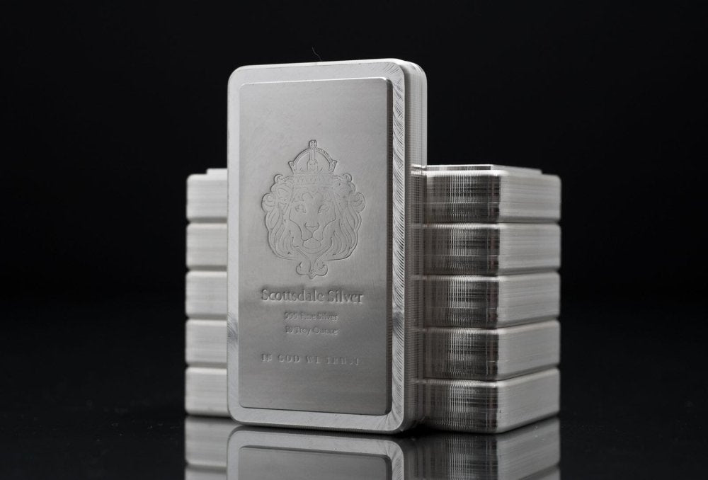 10 oz Silver Scottsdale stacker BU - Summit Metals