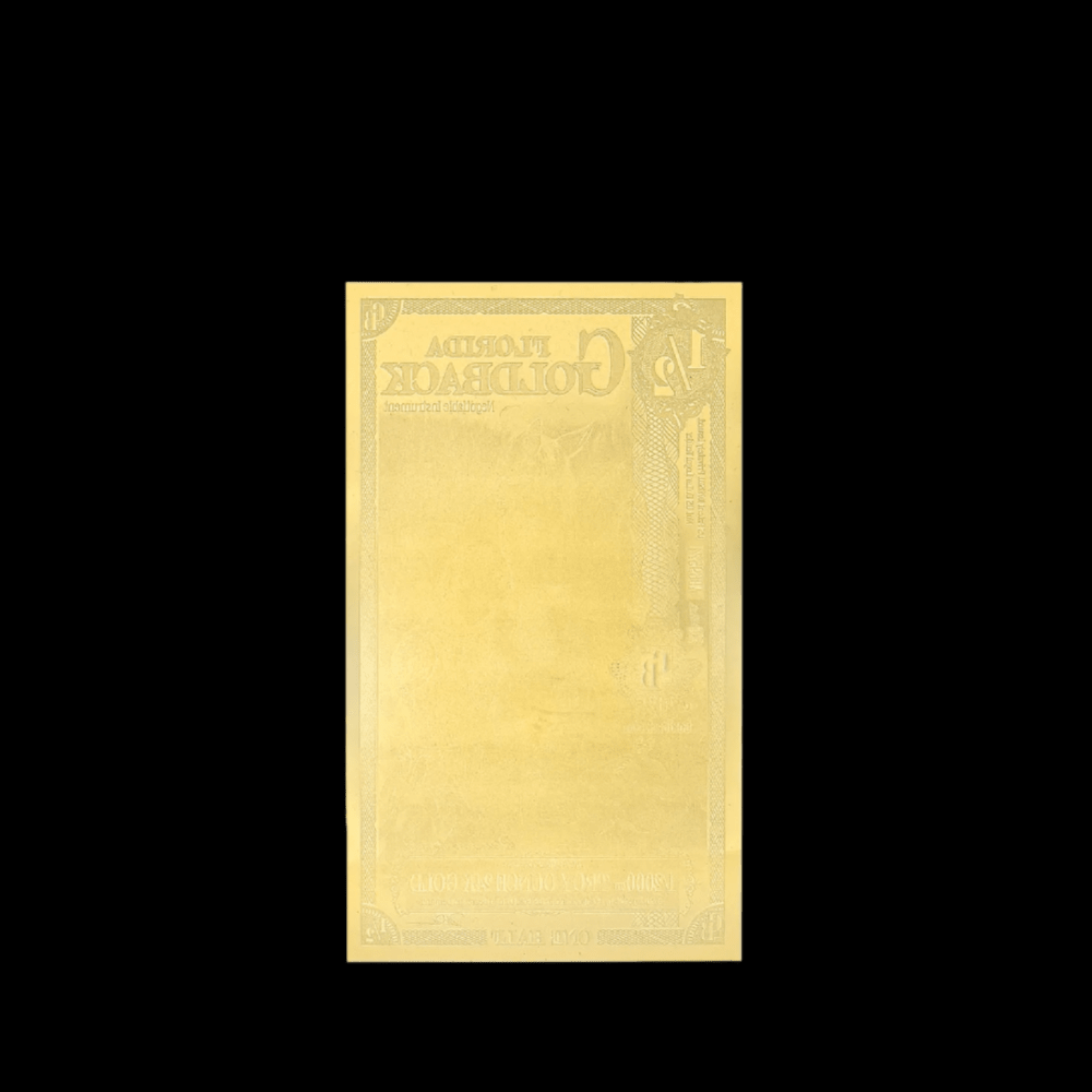 1/2 Florida Goldback Gold Note - Summit Metals