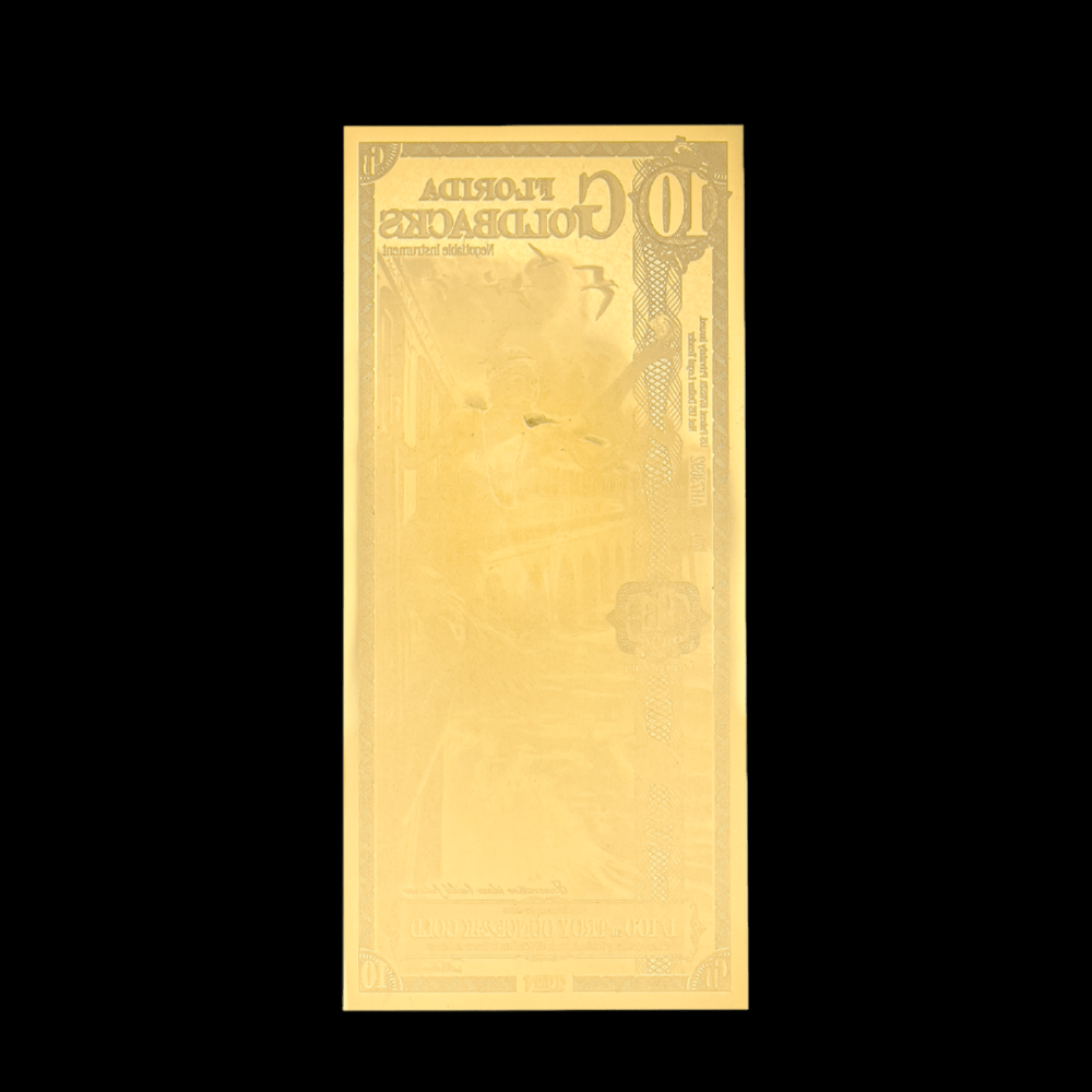 10 Florida Goldback Gold Note - Summit Metals