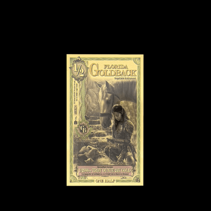 1/2 Florida Goldback Gold Note - Summit Metals