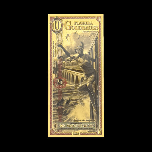 10 Florida Goldback Gold Note - Summit Metals