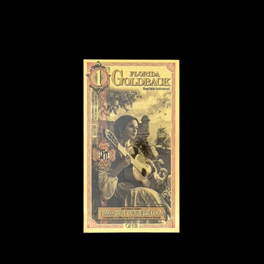 1 Florida Goldback Gold Note - Summit Metals