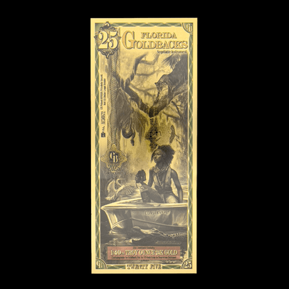 25 Florida Goldback Gold Note - Summit Metals
