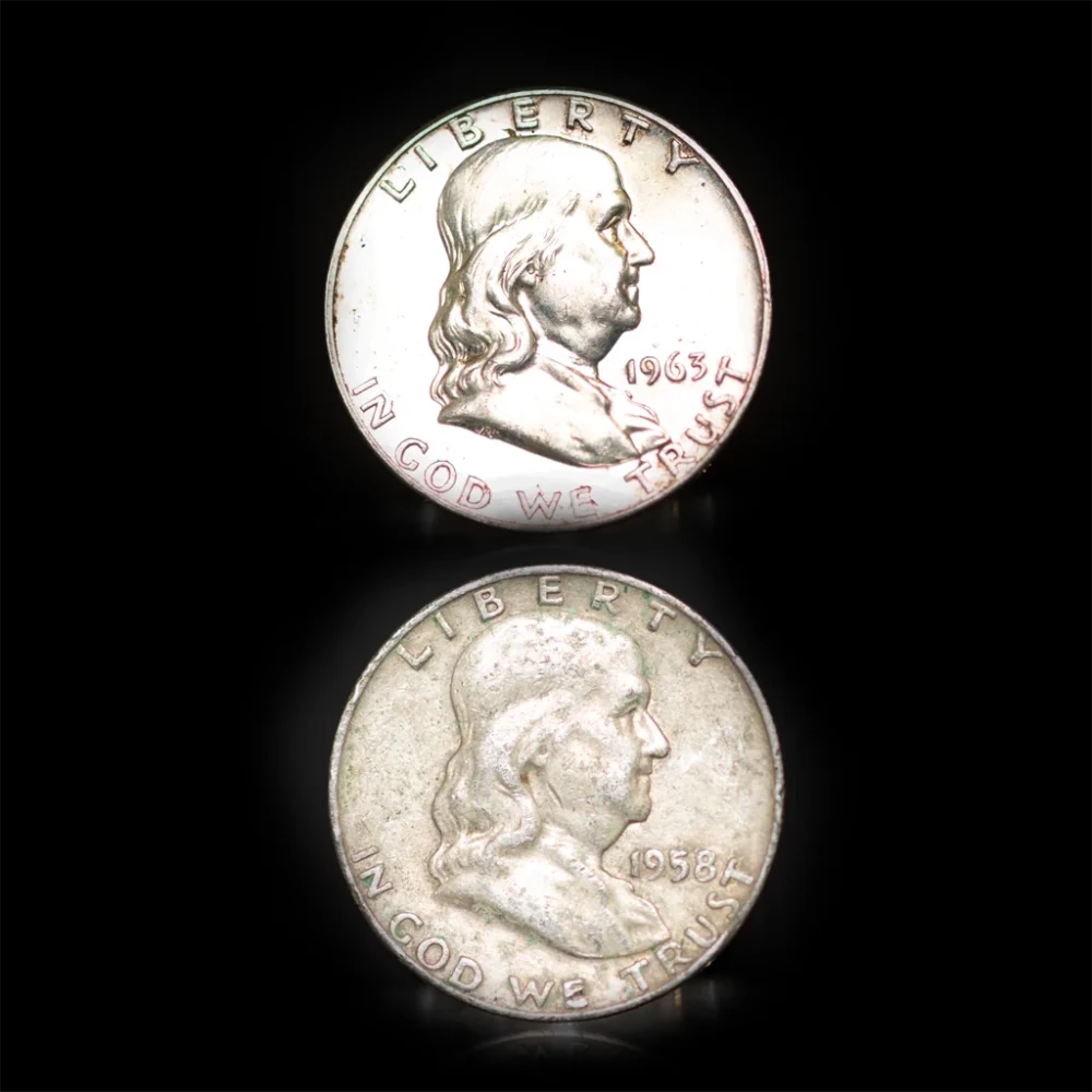 90% American Silver Franklin Half Dollars - $1 Face Value - Summit Metals