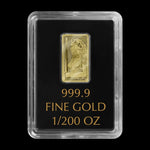 Germania Mint 1/200 oz Gold Bar - Summit Metals