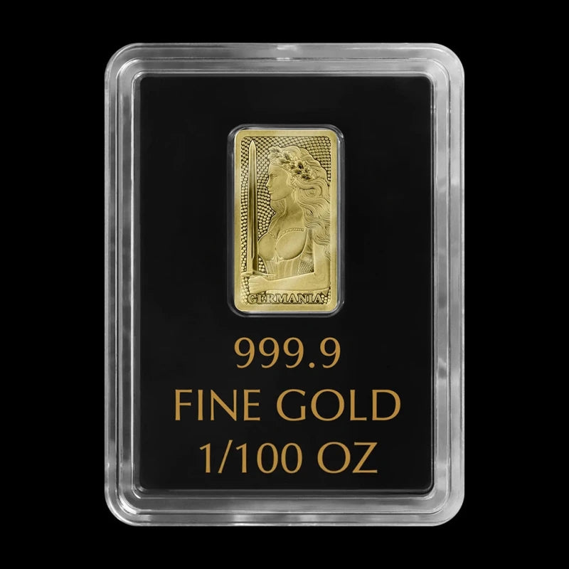 Germania Mint 1/100 oz Gold Bar - Summit Metals