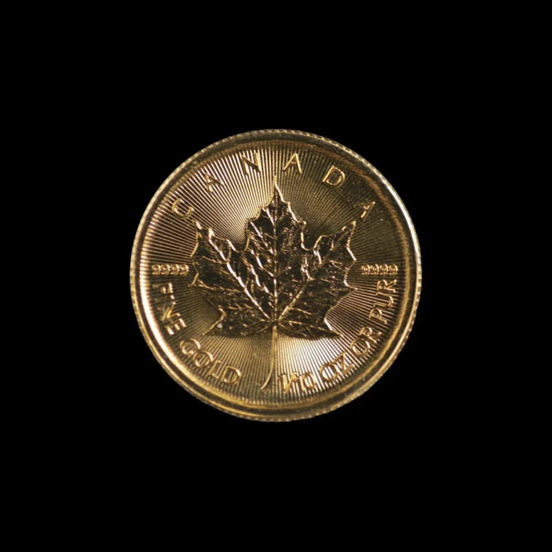 2026 1/10 oz Canadian Gold Maple Leaf BU - Summit Metals