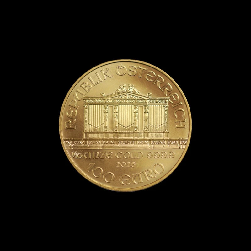 2026 1/10 oz Austrian Gold Philharmonic - Summit Metals