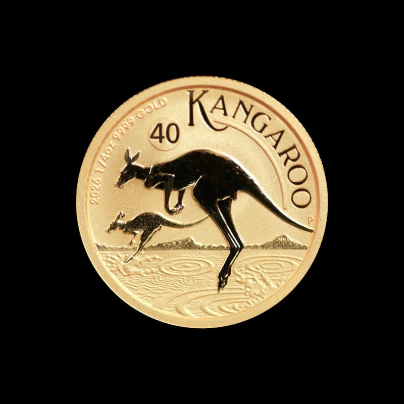 2026 1/4 oz Australian Gold Kangaroo BU - Summit Metals