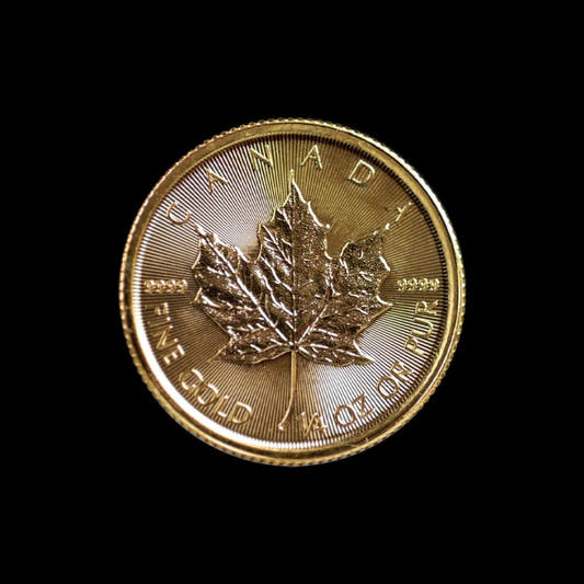 2026 1/4 oz Canadian Gold Maple Leaf BU - Summit Metals
