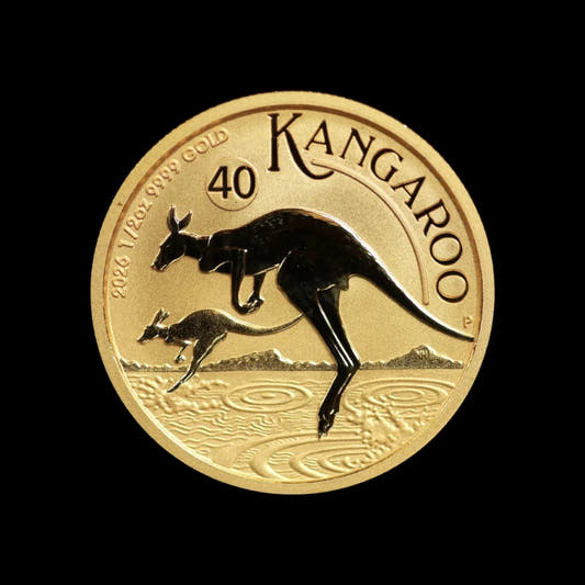 2026 1/2 oz Australian Gold Kangaroo BU - Summit Metals