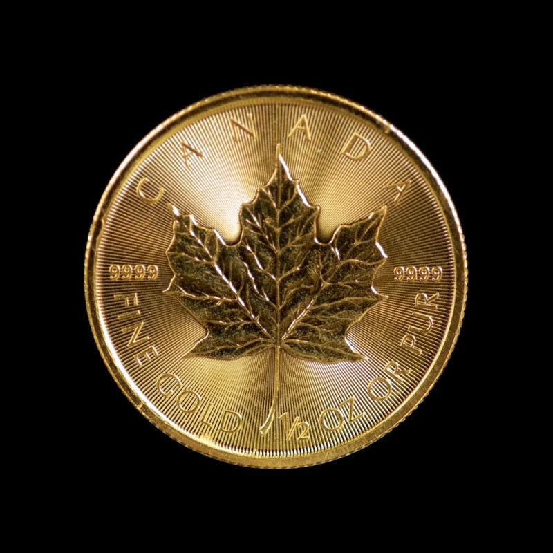 2026 1/2 oz Canadian Gold Maple Leaf BU - Summit Metals