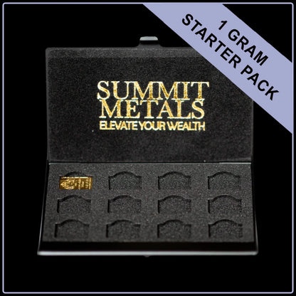 1 Gram Gold Starter Pack BU+ Wallet - Summit Metals