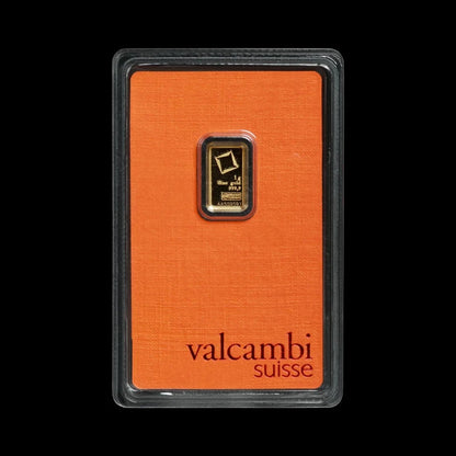 1 Gram Gold Bar Valcambi BU - In Assay - Summit Metals